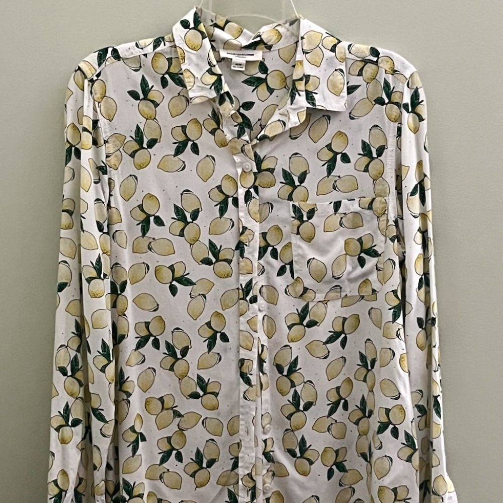 Women’s button down shirt Long-sleeve 100% silky viscose fabric